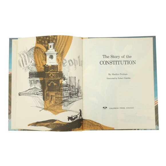 Story Of The Constitution 1969 Alamo 1970 Weekly Reader Books Childrens Press - Picture 5 of 14
